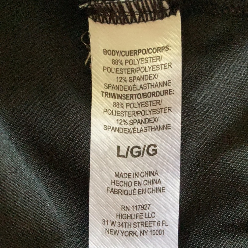 Capri black Reebok workout pants large - Picture 7 of 7